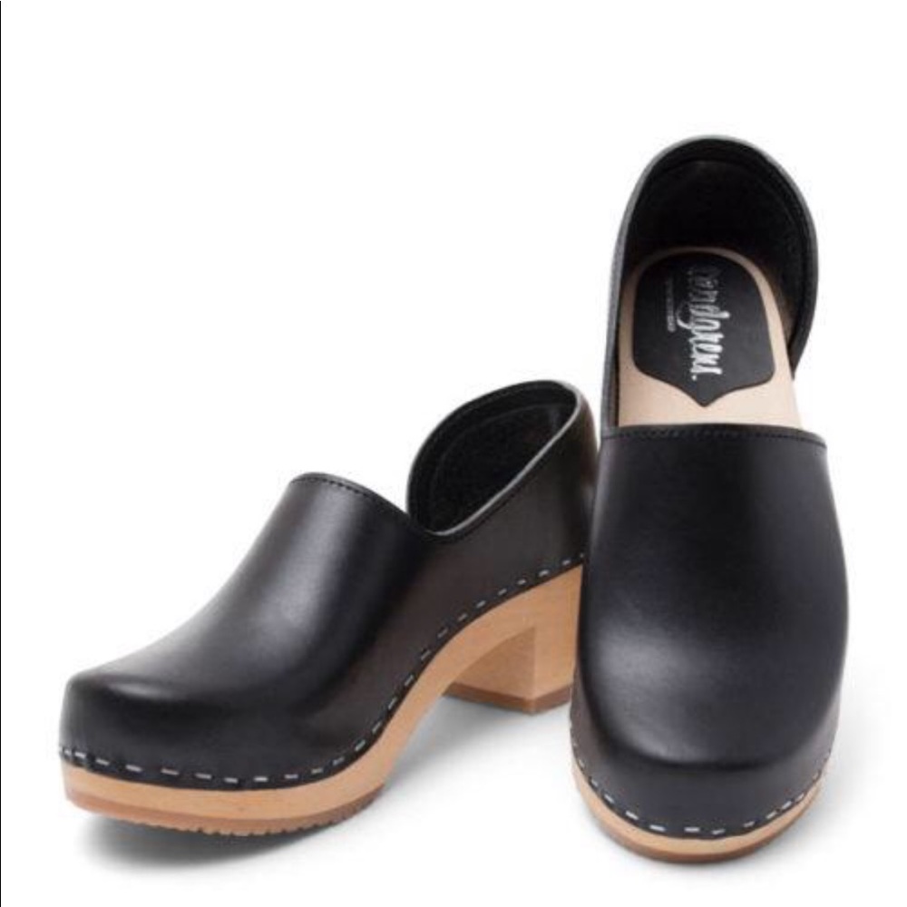 Sandgrens Brett - Black Clogs - sz 37